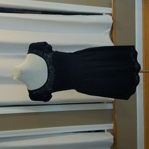 Unbranded black lace dress size Small